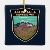 Aconcagua Provincial Park Argentinië Reizen Keramisch Ornament (Voorkant)