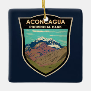 Aconcagua Provincial Park Argentinië Reizen  Keramisch Ornament