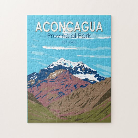 Aconcagua Provincial Park Argentinië Reizen  Legpuzzel (Verticaal)