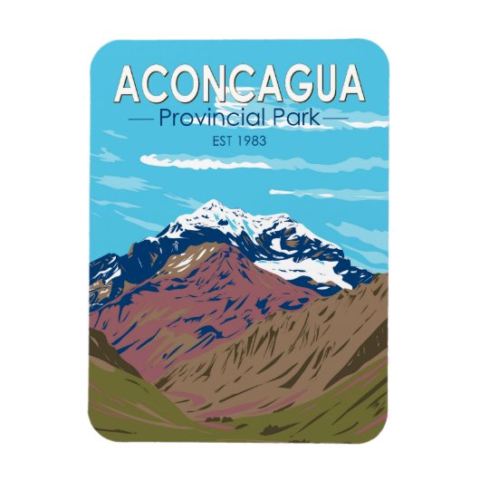 Aconcagua Provincial Park Argentinië Reizen  Magneet (Verticaal)