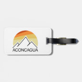 Aconcagua Retro Bagagelabel (Achterkant horizontaal)