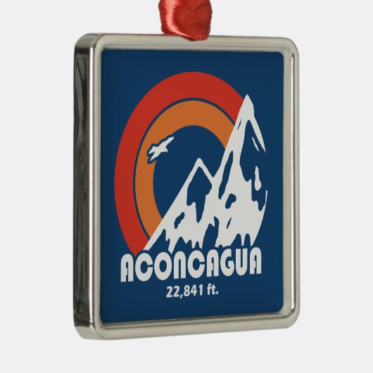 Aconcagua Sun Eagle Metalen Ornament (Rechts)