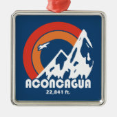 Aconcagua Sun Eagle Metalen Ornament (Voorkant)