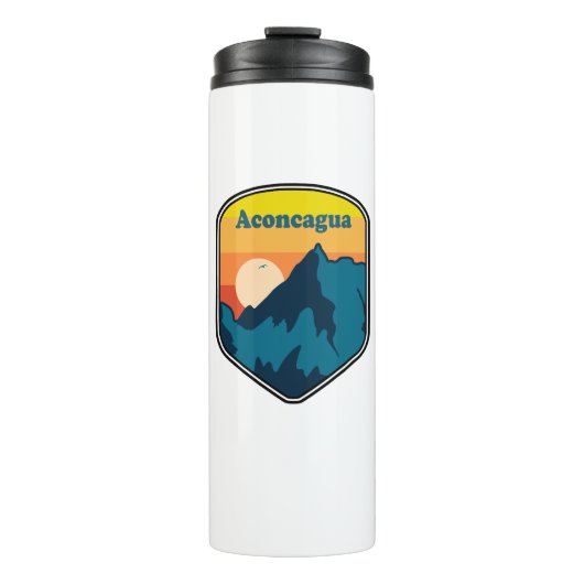 Aconcagua-zonsopgang Thermosbeker (Voorkant)