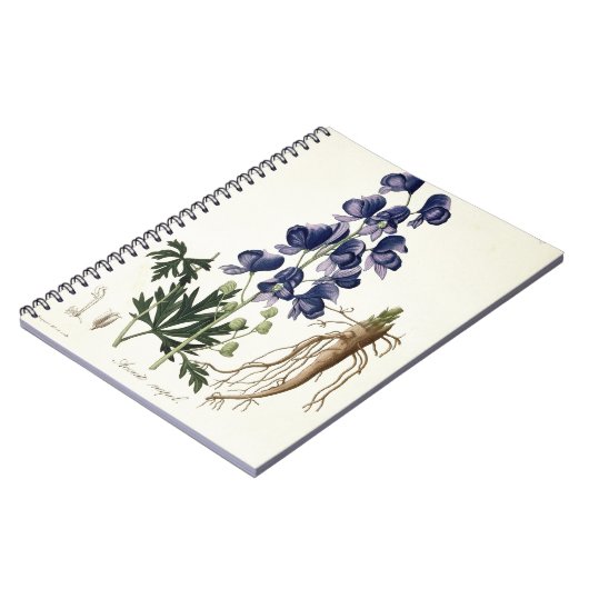 Aconitum Napellus uit 'Phytographie Medicale' door Notitieboek (Linkerzijde)