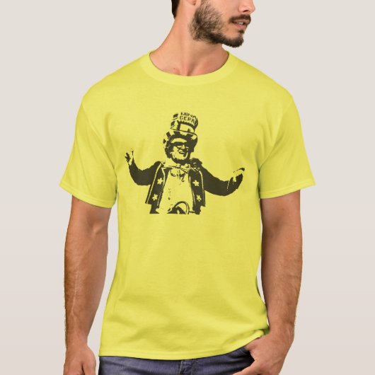 Acordou com o chacrinha hoje? t-shirt (Voorkant)