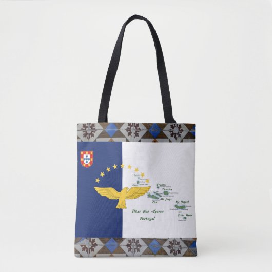 Açores Portugal Tote Bag (Voorkant)