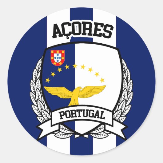 Açores Ronde Sticker (Voorkant)