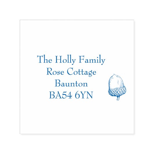 Acorn adresstempel zelfinktende stempel (Design)