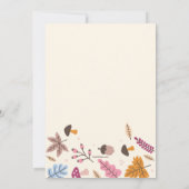 Acorn Baby shower Kaart (Achterkant)