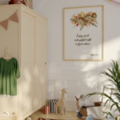 Acorn Bible Verse Christian Wall Art Poster