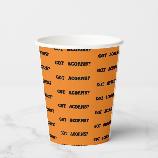 Acorn Brigade Paper cup Papieren Bekers (Achterkant)