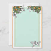 acorn bruiloft uitnodiging linen finish (Voorkant)