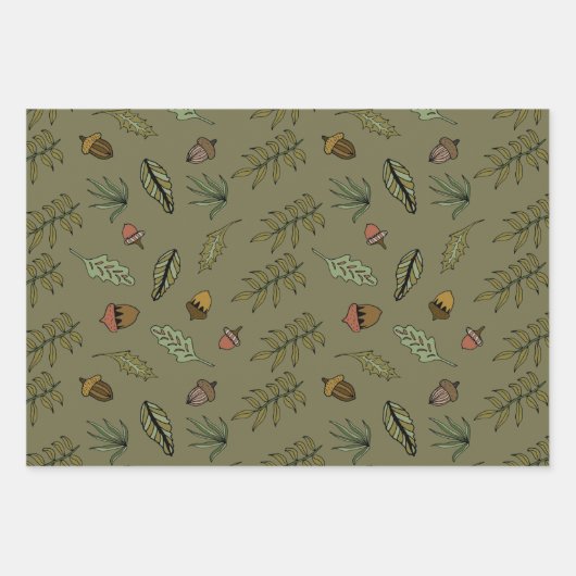 Acorn Bundle Inpakpapier Vel (Voorkant 3)