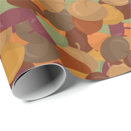 Acorn Camo Cadeaupapier (Rol Hoek)