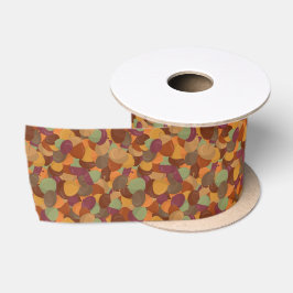 Acorn Camo Satijnen Lint