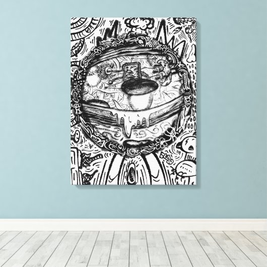 Acorn Canvas Afdruk (Insitu (Houten vloer))