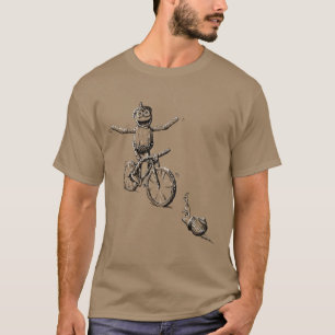 Acorn elf rijdt op de fiets T-Shirt