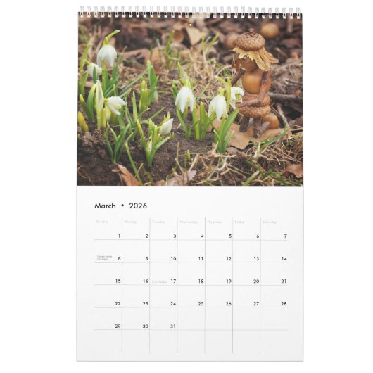 Acorn Elves / Dubanci-fotokalender Kalender (Mar 2026)