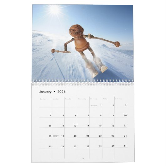 Acorn Elves / Dubanci-fotokalender Kalender (Jan 2026)