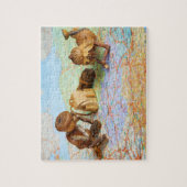 Acorn elves plant een reis-puzzel legpuzzel (Verticaal)