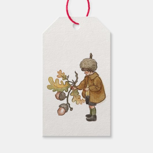 Acorn Fairy Label Cadeaulabel (Voorkant)