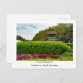 Acorn Fountain in Charleston South Carolina Briefkaart (Voorkant / Achterkant)