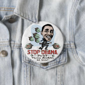 ACORN grappige Anti-Obama Button (In situ)