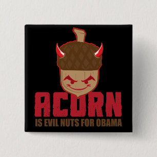 Acorn is een boze noot voor Obama Button
