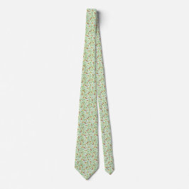 Acorn & Leaf Nature Pattern Neck Tie Stropdas