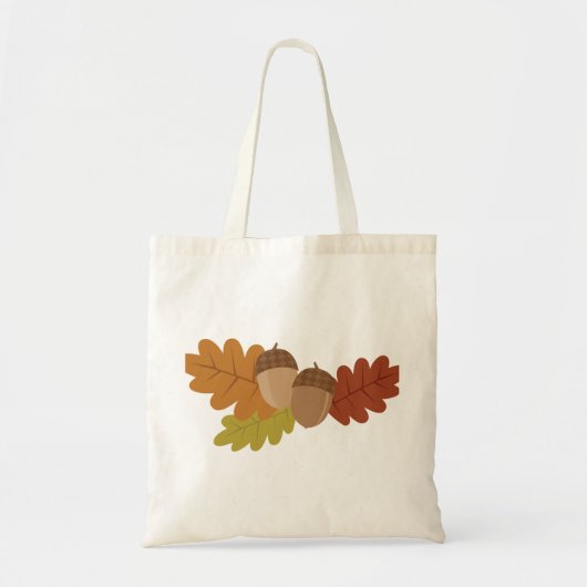 Acorn Leaves Tote Bag (Voorkant)