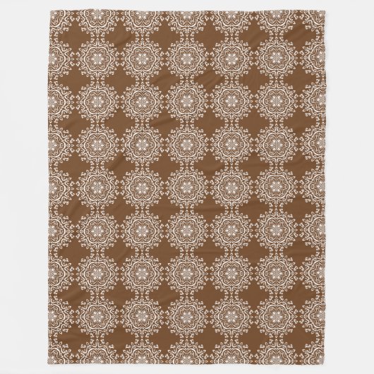 Acorn Mandala Fleece Deken (Voorkant)