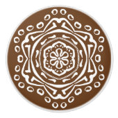 Acorn Mandala Keramische Knop (Voorkant)