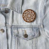 Acorn Mandala Ronde Button 5,7 Cm (In situ)