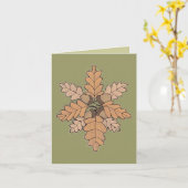 Acorn Manor Note Card Kaart (Gele Bloem)