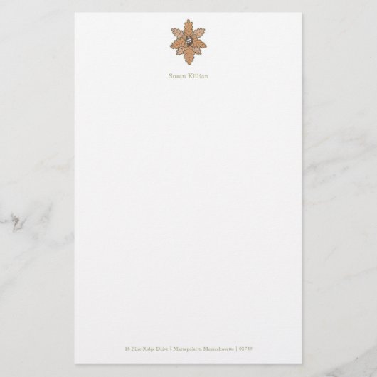 Acorn Manor Stationery Briefpapier (Voorkant)