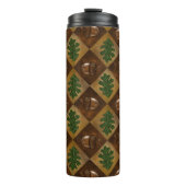 Acorn Oak leaf Checkerboard Mok (Voorkant)