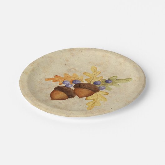 Acorn Papieren Bordje (Gekanteld)
