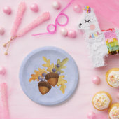 Acorn Papieren Bordje (Feest)