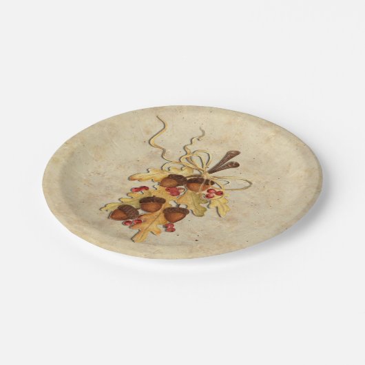 Acorn Papieren Bordje (Gekanteld)