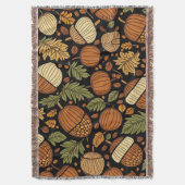 Acorn Patroon Oogst Dag Herfst Fleece Deken (Voorkant Verticaal)