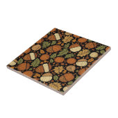 Acorn Pattern Harvest Day Keramische Tegel Tegeltje (Zijkant)