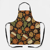 Acorn Pattern Harvest Day Schort (Voorkant)