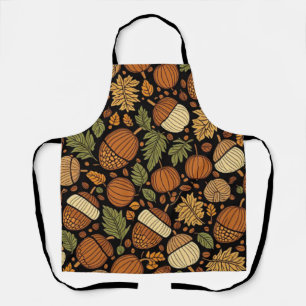 Acorn Pattern Harvest Day Schort