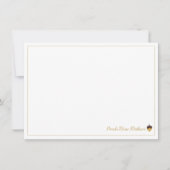 Acorn Personalized Flat Note Kaart (Voorkant)