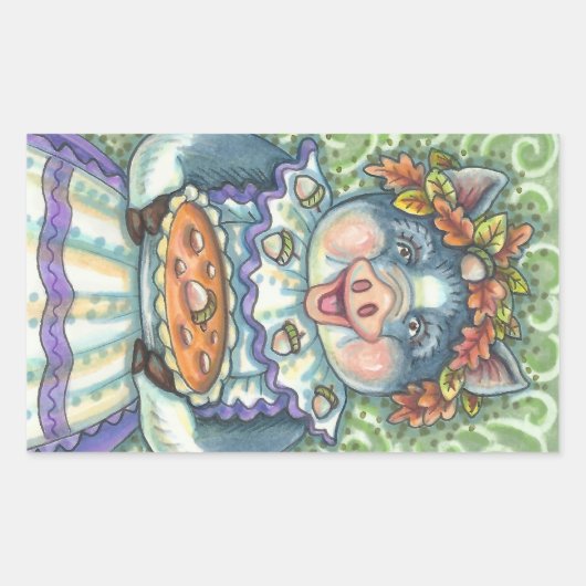 ACORN PIE, PIG COOK THANKSGIVING STICKER SHEET Rec (Voorkant)