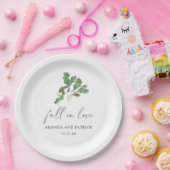 Acorn tak bruiloft partij papieren bordje (Feest)