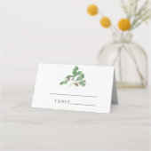 Acorn tak - herfst bruiloft plaats kaarten plaatskaartje (Achterkant)