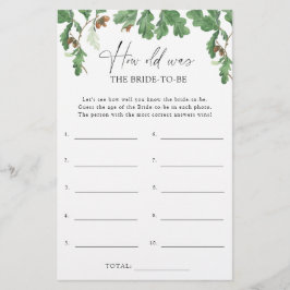 Acorn tree - Hoe oud was de bruid om te spelen