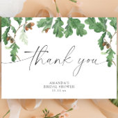 Acorn tree vrijgezellenfeest bedankkaart